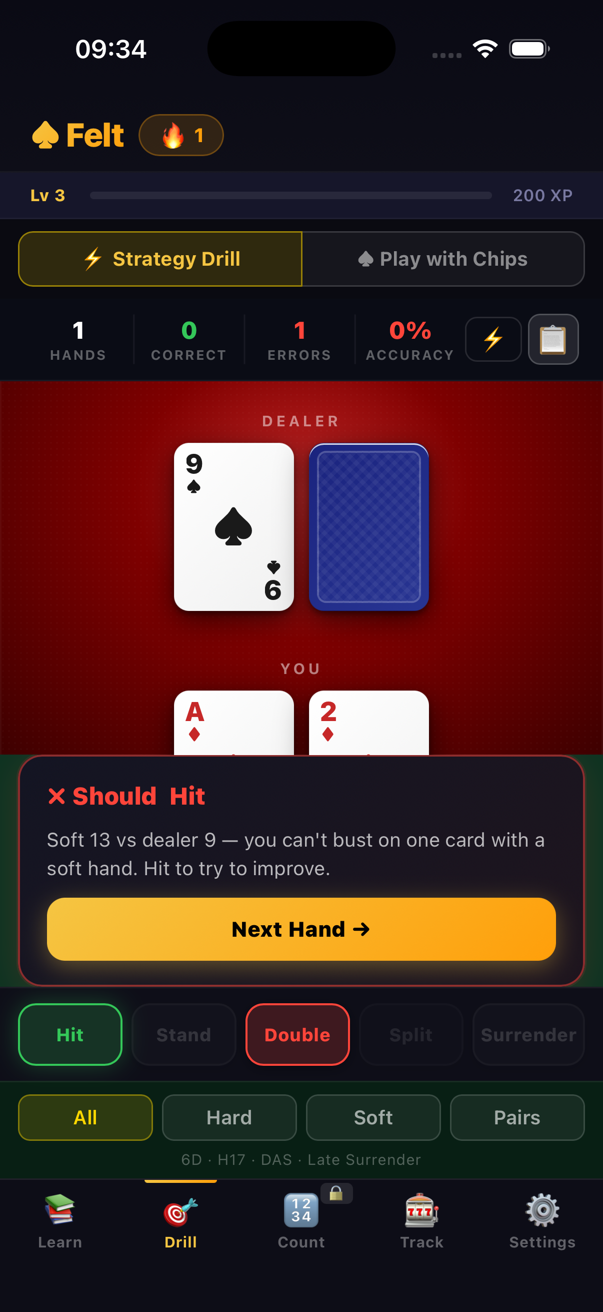 Play with chips